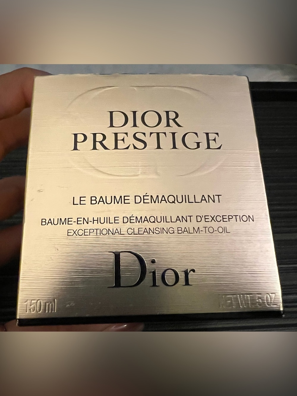 Dior prestige by Christian Dior. Exceptional cleansing balm to oil 150ml/5 oz